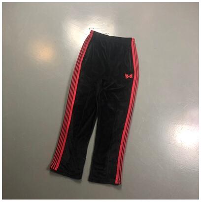 

AWGE X Needles Pants Men Women Casual Sweatpants 19SS NARROW VELOUR Butterfly Embroidery Trousers VL4V