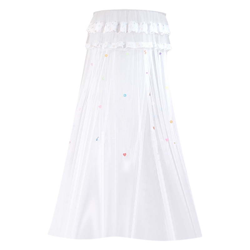 

Big deal Children Elegant Tulle Bed Dome Bed Netting Canopy Circular Round Dome Bedding Mosquito Net,White