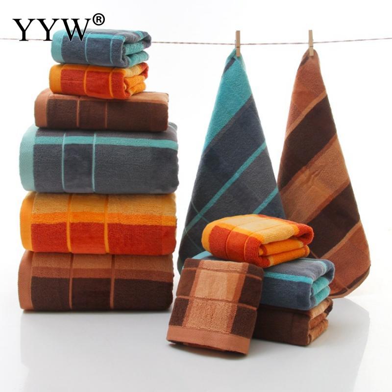

Home 100% Cotton Face Bath Towel Soft Cotton Bathroom Product For Adults Fast Dry High Absorbent Towels Bathroom Skin-Friendly