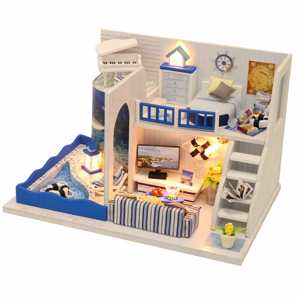 assembled dollhouse for sale