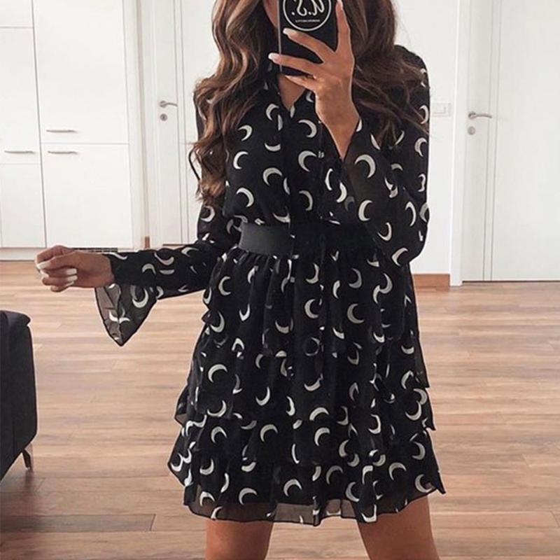 

2020 Season Long Sleeve Dress, Black