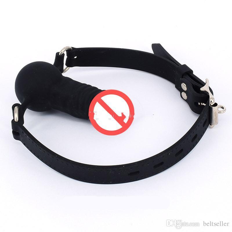 RedPuppy Play Roleplay Mouth Stuffed UK Silicone Bondage Dog Bone Ball Gag