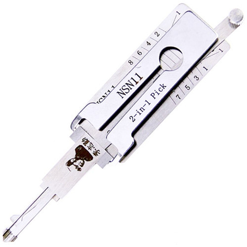 

Hot LISHI NSN11 Auto Locksmith Tools 2 in 1 Auto Pick and Decoder Locksmith Tools to Open Car Door