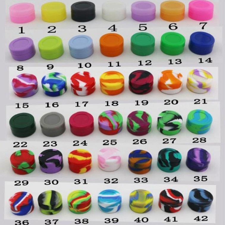 

Silicone Wax Container 3ml 5ml 7ml Containers Food Grade Jars Dab Tool Storage Jar Oil Holder For Vaporizer Cartridges