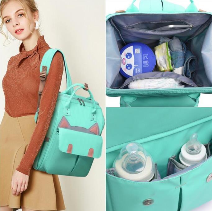 

Diaper Bags Designer Mummy Beackpack Cat Large Capacity Mother Travel Backpacks Maternity Handbags Pregnant Baby Nursing Diaper Bags C283, Message your colors