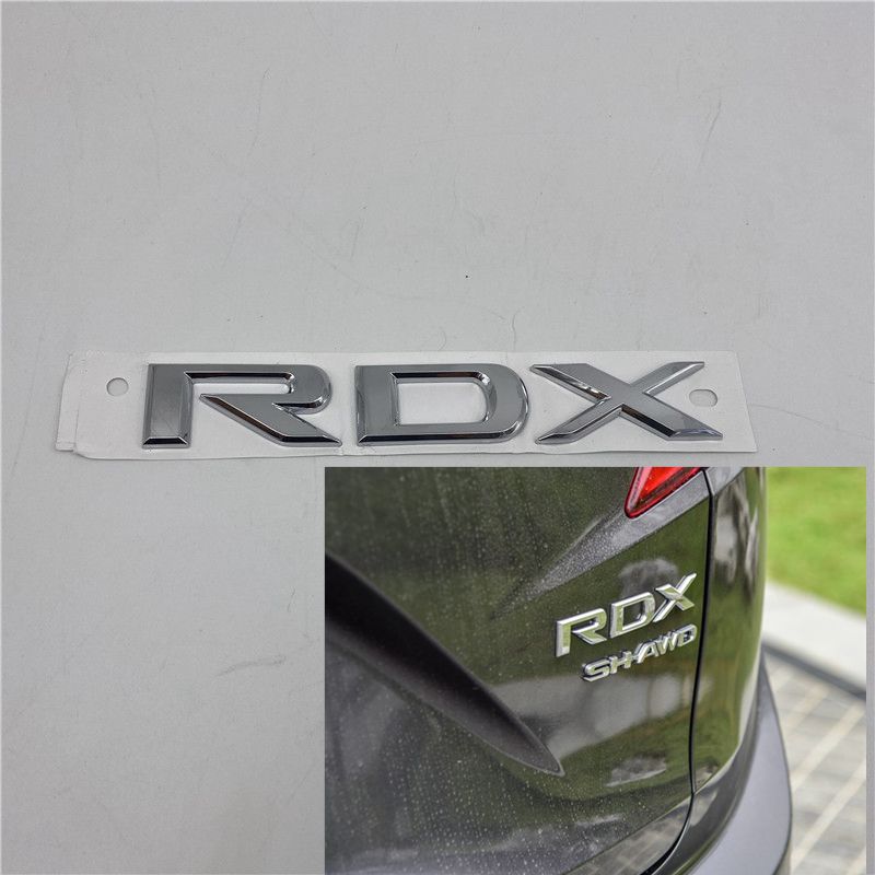 

For Honda Acura RDX Rear Trunk Lid Chrome Emblem Badge Symbol Logo Sign, Abs