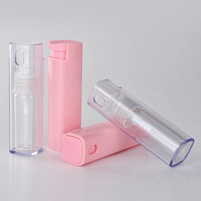 

10ML Portable Glass Perfume Bottle With Spray&Empty Parfum Container With Outer Casing Plastic For Tralver