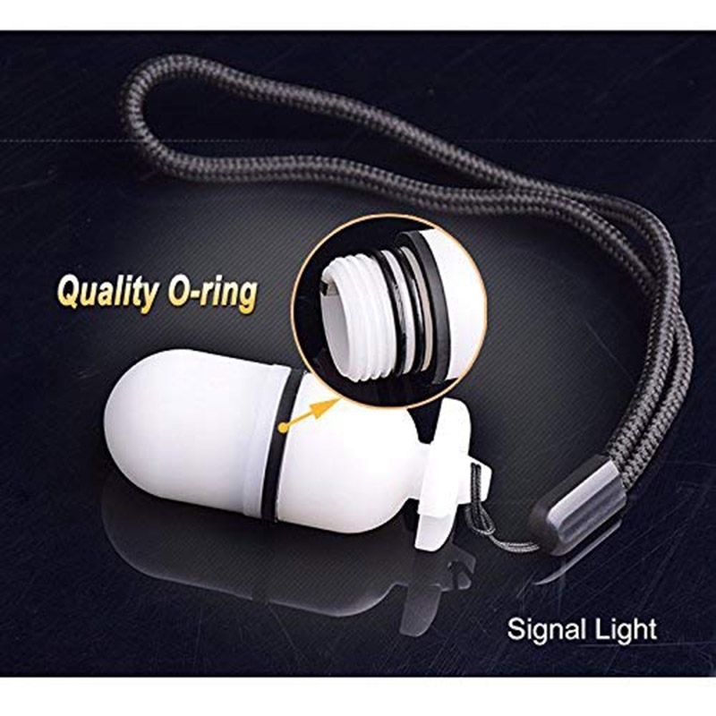 

Underwater Strobe Signal Light Scuba Night Dive Marker LED Yellow Flashy Safety Lamp Firefly Diving Beacon Beam 200M Underwater