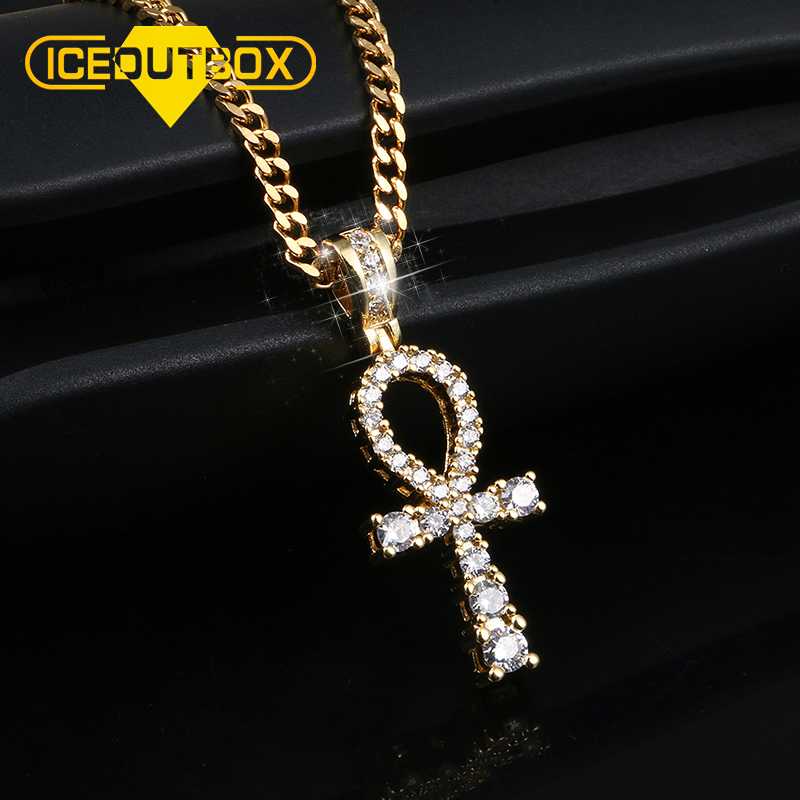 

Gold Color Men Women Crucifix Pendant Necklace Jewelry Exquisite Bible Hip Hop Iced Out Fashion Jewelry Drop Shipping