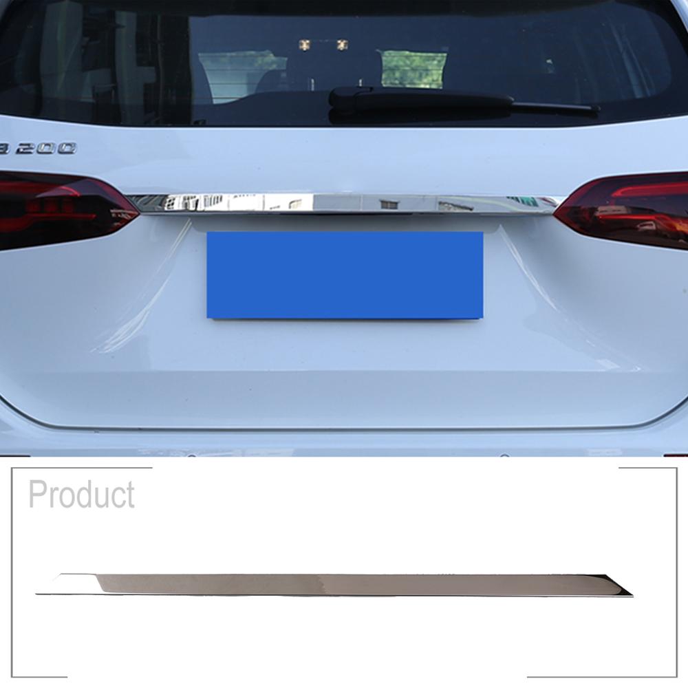 Stainless Rear Trunk lid Tailgate Door cover trim 1pcs For Audi A4 B8 2008-2012