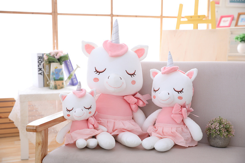 sleeping unicorn soft toy
