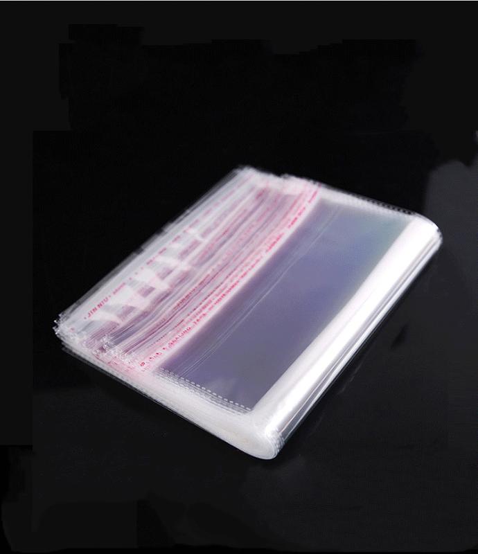 

100PCS Multi-size garment packaging bag Cellophane&Clear OPP bag transparent self-adhesive sealed plastic bags 35*40cm-35*65cm