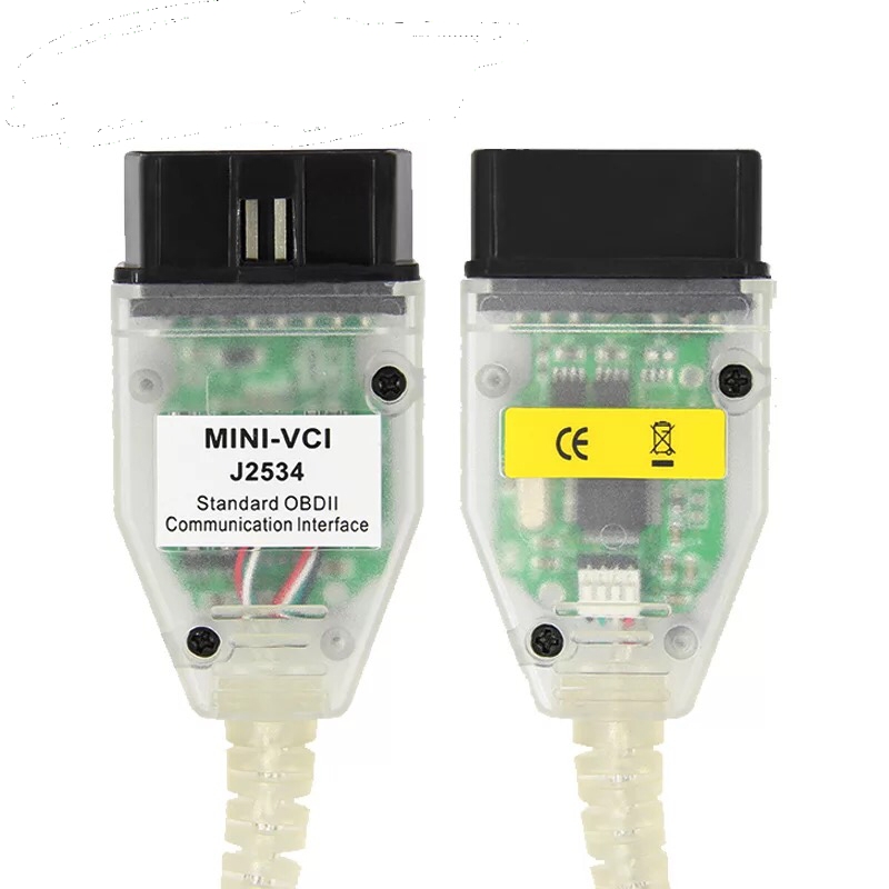 Mini VCI pour Toyota Tis Techstream V17.00.020 MINIVCI FTDI pour J2534 Auto Scanner OBD OBD2 Câble diagnostic de voiture mini-VCI Câble