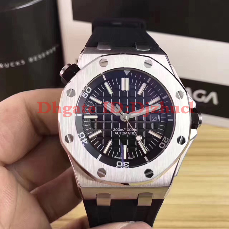 

2022 new mens watches top quality automatic movement 43MM rubber strap mens watches orologio di lusso, Add waterproof