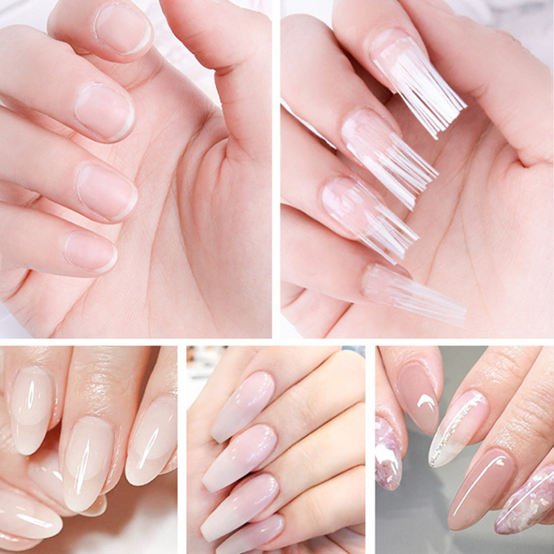 

Nail Art Non-woven Silks Fiberglass Gel Tips Extension Fiber Glass Form Tools Kit SMJGood