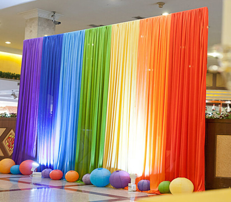 3X 6m wide designs wedding stylist swags for backdrop Party Curtain Celebration Stage backdrop drapes FREE SHIPPING-image-454725472