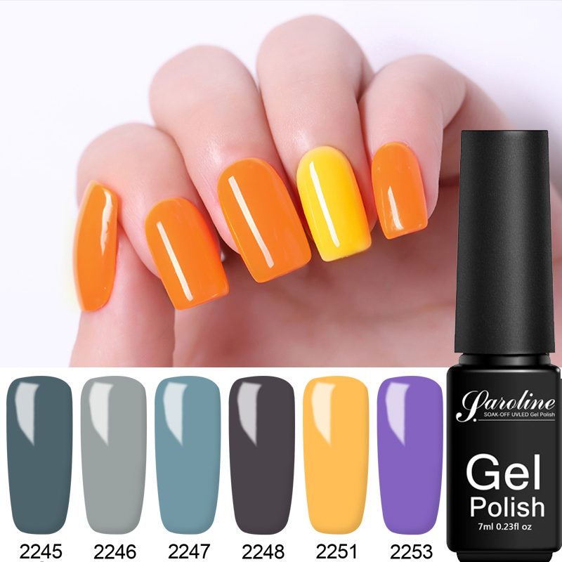 

Spring Series Color Matte Gel Polish Soak Off UV Gel Manicuring Nail UV Pink Purple Yellow Mixed Colors Polish Nail Art DIY, Fs001