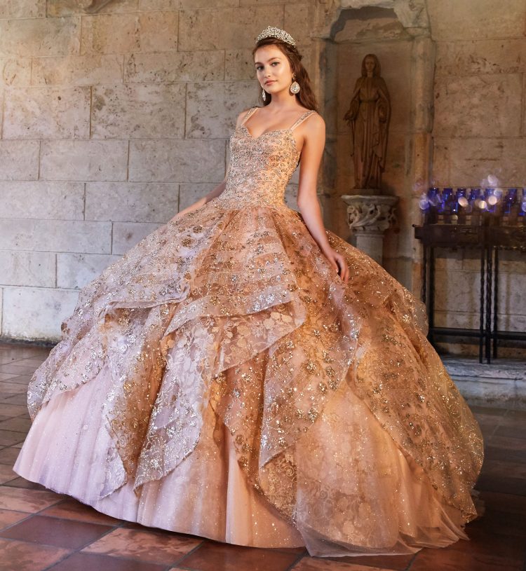 

2019 Ball Gown Quinceanera Dresses Beaded Bodice Corset Tulle Layered Crystal Prom Dress Gorgeous Glitter Princess Dresses Lace-up, Pink