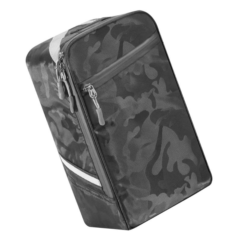 

Oxford Cloth Accessory With Reflective Stripe Zipper Bike Bag Mountain Bicycle Large Capacity Rear Seat Rectangle Cycling