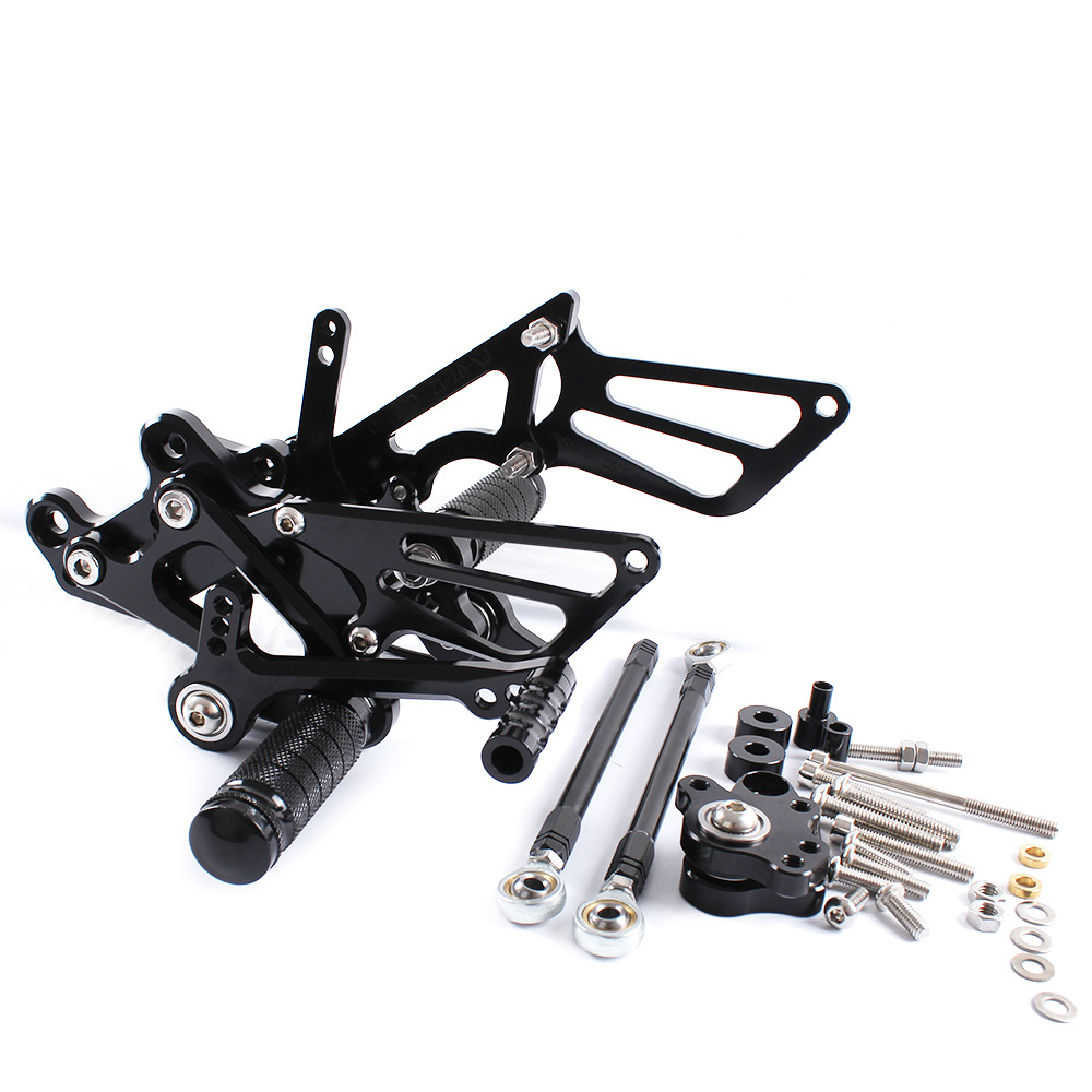 

For CBR 600 CBR600 RR CBR600RR ABS 2009-2015 CNC Aluminum Motorcycle Adjustable Rearset Rear Set Foot Pegs Pedals Footrest