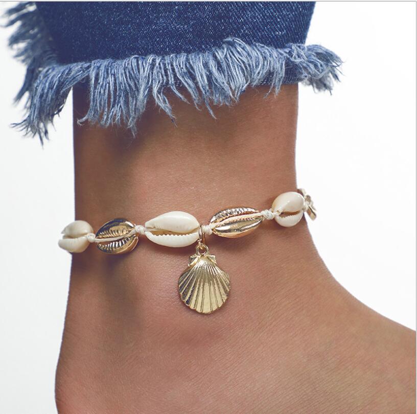 

Natural Sea Shell Beads Handmade Hawaii Wakiki Beach Choker Necklace Adjustable Bracelet Anklet for Girls Ladies