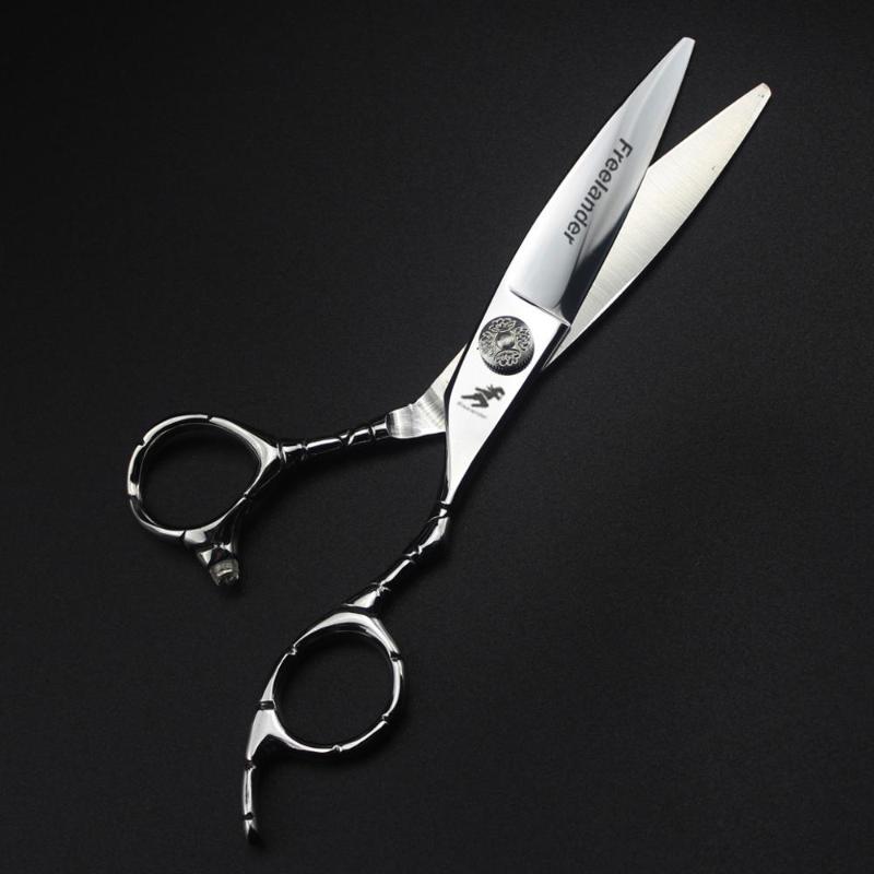 

6 inch Willow blade Hairdressing Scissors 440C non-slip handle Barber Shears Cutting Scissors Hair Professional Shears