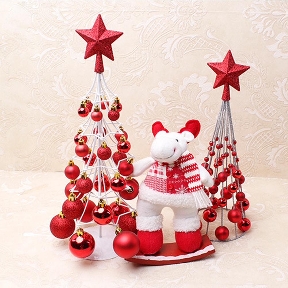 

Mini Christmas Ball Ornaments Shatterproof Seasonal Decorative Christmas Tree Decoration Hanging Baubles Sets Xmas Ball Tow Tree