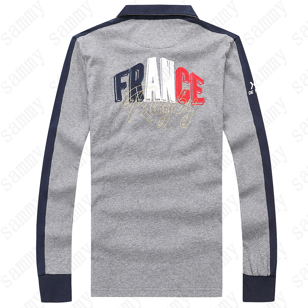 

2019 Eden Park long Sleeve Polo for Men High Quality Nice Design Business Casual Style 100%Cotton Homme Polo Full Sleeve Size  TO 3XL, White