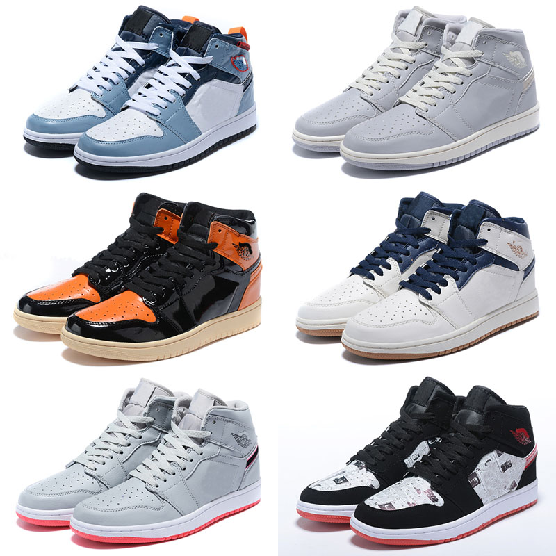 

sport sneaker basketball shoes 1s top Obsidian UNC Fearless First Class Flight PHANTOM TURBO red 1 Backboard Kids men women, As photo 5