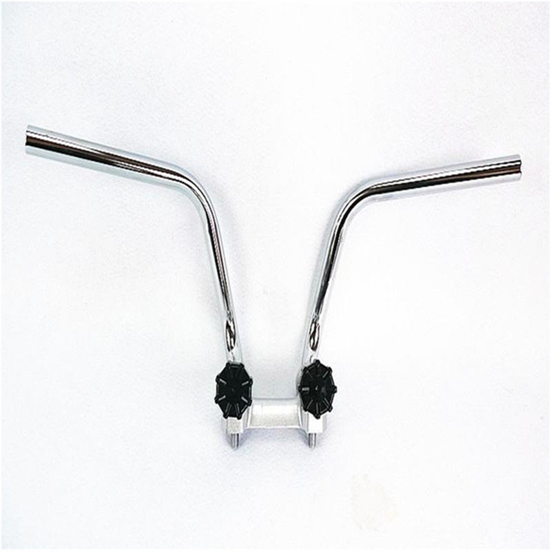 

Universal Fit Chopper Cafe Racer Cruiser Bobber Tracker Motorcycle Handlebar Chrome 7/8" 22mm Handlebar High-Rise Drag Bar