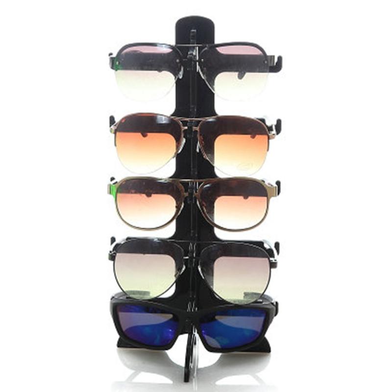 

5 Layers Sunglasses Plastic Frame Display Stand Glasses Eyeglasses Colorful Eyewear Counter Show Stands Holder Rack