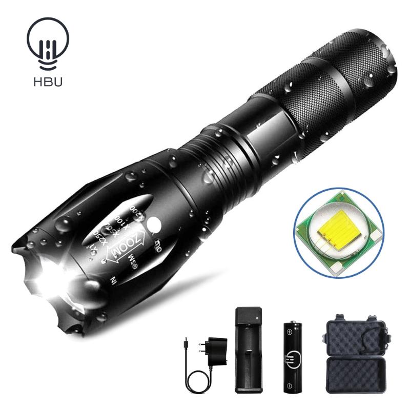 

Led 18650 battery rechargeable T6 L2 Waterproof lanterna Lamp Outdoor torch camping bulb hard light