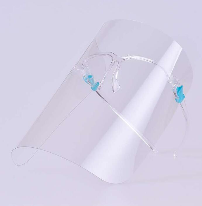 Nyche Designs 10pcs【US Stock 3-7 Days Delivery】 Face Transparent Shield,Lightweight Transparent Shield with Clear Wide Visor Spitting,Clear Wide Visor Spitting
