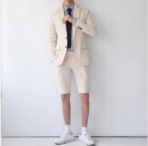 mens black tuxedo shorts