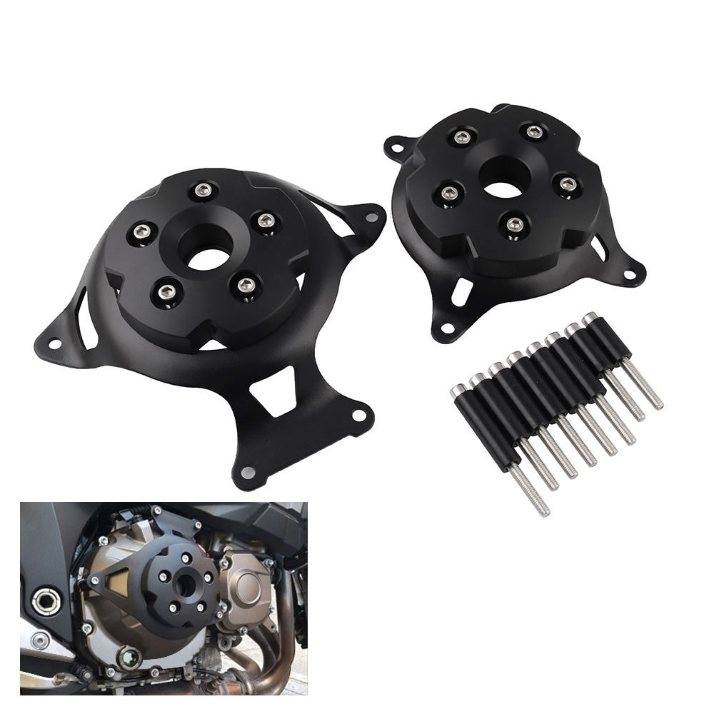 

Motorcycle Engine Guard Protective Cover, Left & Right Engine Stator Cover For Z800 2013 2014 2015 2016 2017 Z750 2009