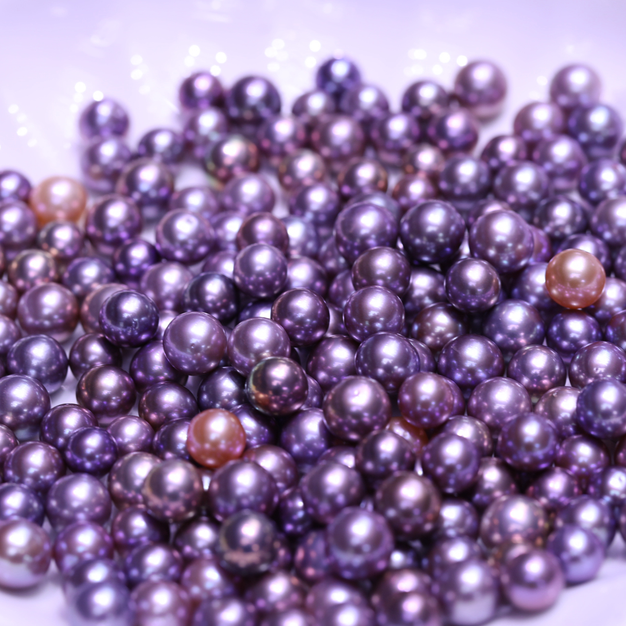 wholesale High Quality Gorgeous Natural Color 11-13mm Round Purple Edison Loose Pearls For DIY Jewelry Accessories Gift Free Shipping-image-506629190