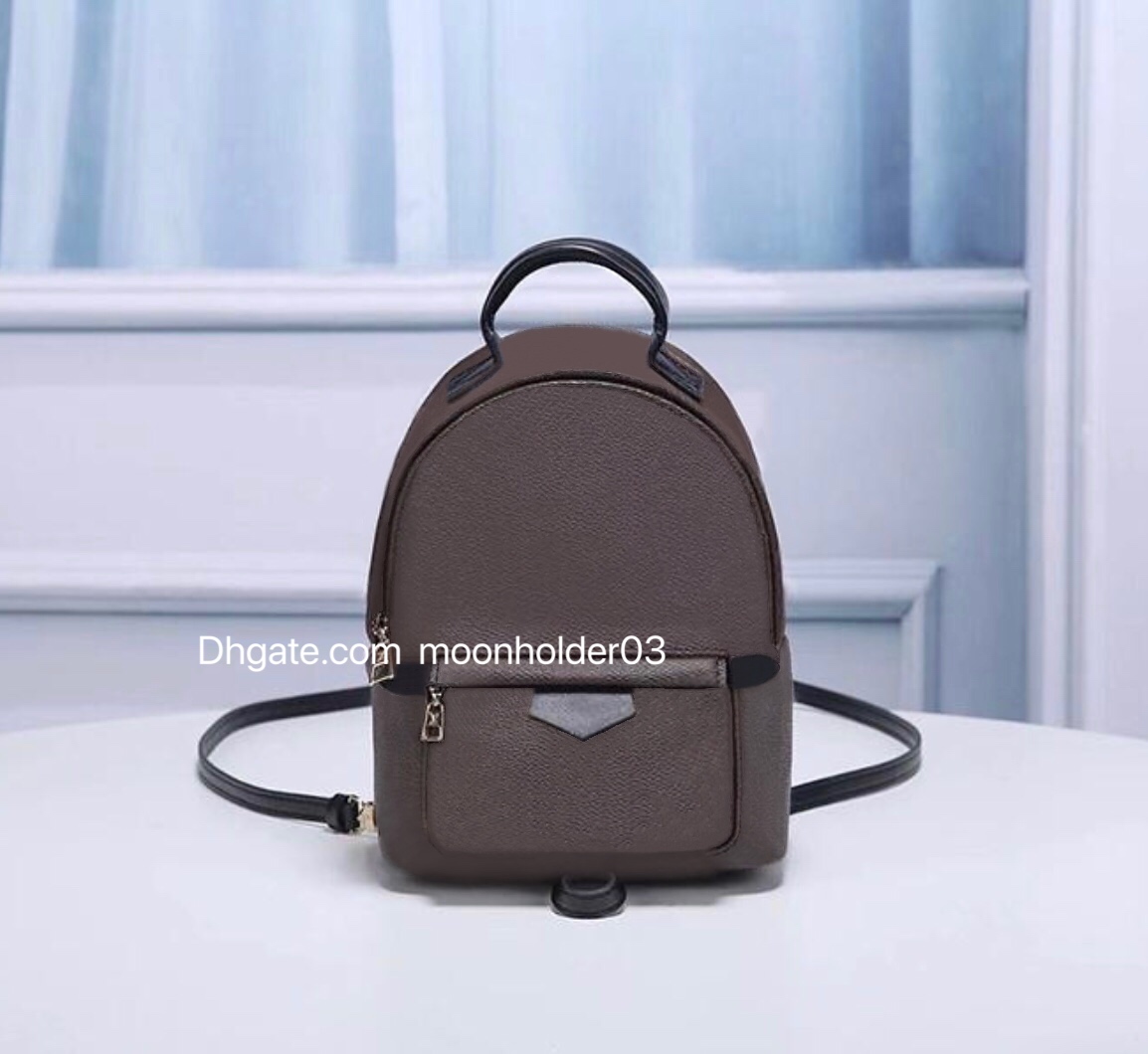 

Wholesale classic real leather fashion backpack shoulder bag handbag mini small shoulder female bag shoulder small schoolbag messenger mobil, Brown