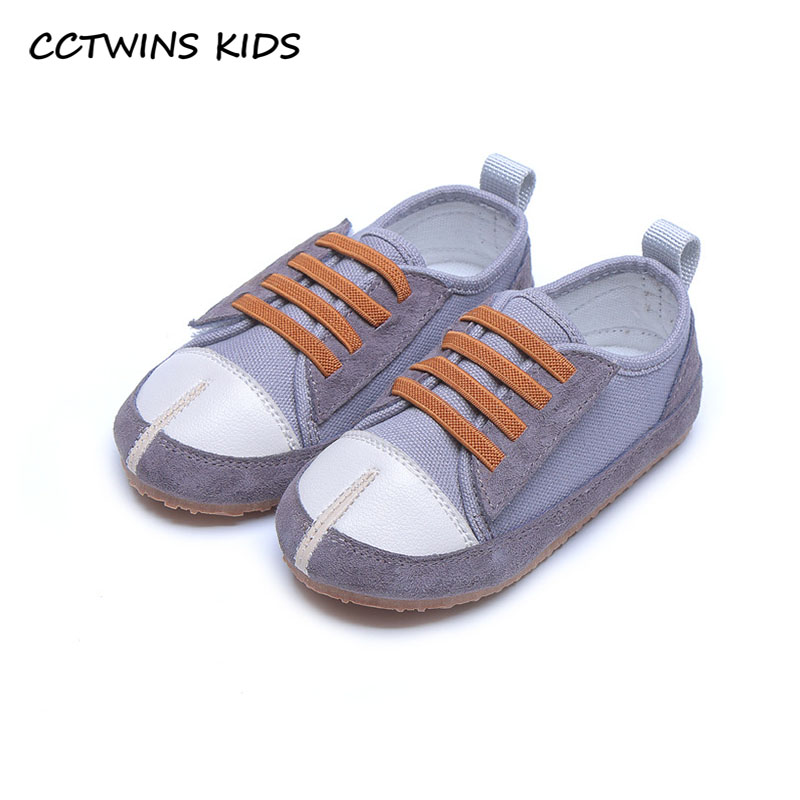 

CCTWINS Kids Shoes 2020 Autumn Baby Boys Fashion Canvas Shoes Children Sport Sneakers Girls Casual Trainers FC2841, Gray