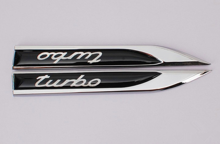 Bleu Chrome 3D Badge Voiture RS grill boot porte moto course aile arrière FORD