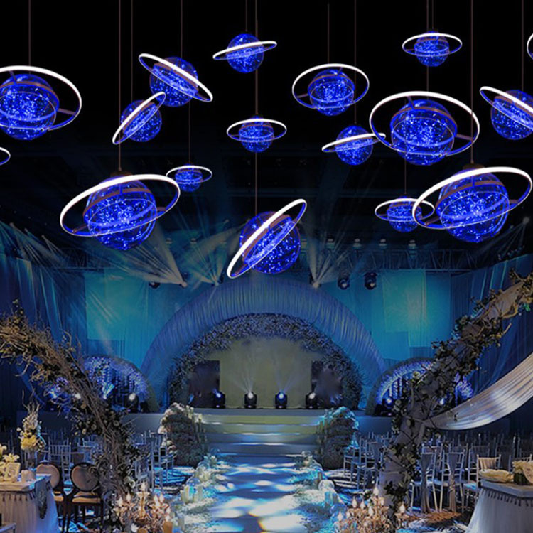 

Wedding Decoration hanging starry props space ball fantasy starry wedding arrangement chandelier window decoration ceremony ball