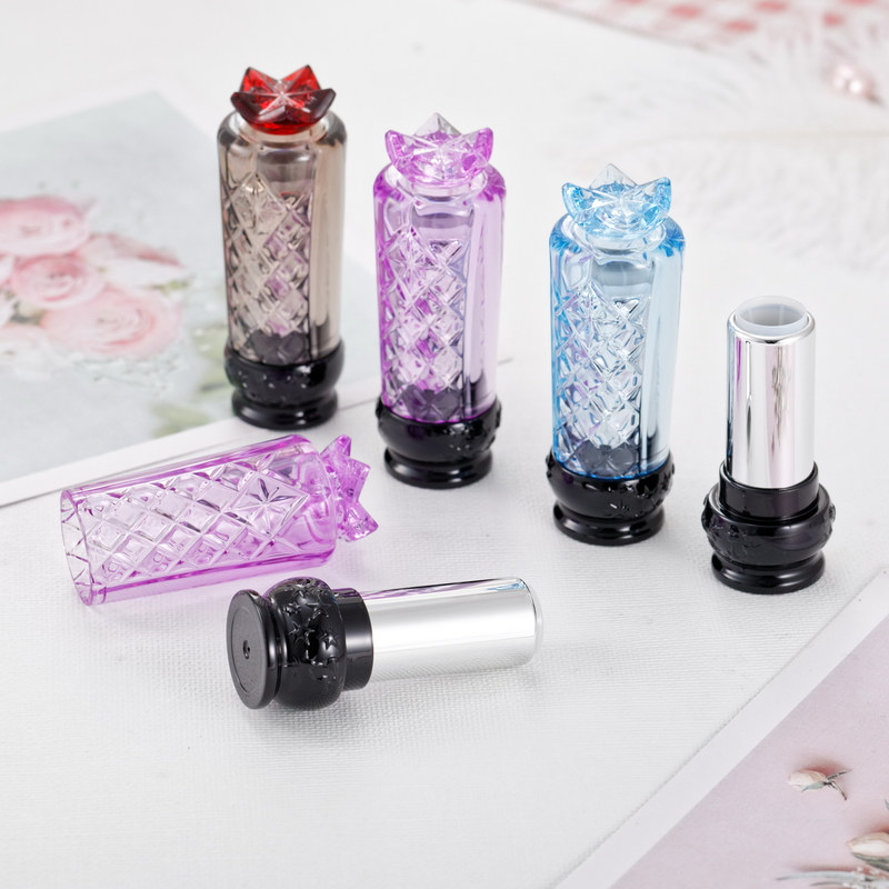 

Pineapple Shape Empty Plastic Lipstick Tube 12.1mm Round Travel Lip Rouge Case Bottles Lip Balm Containers F1896