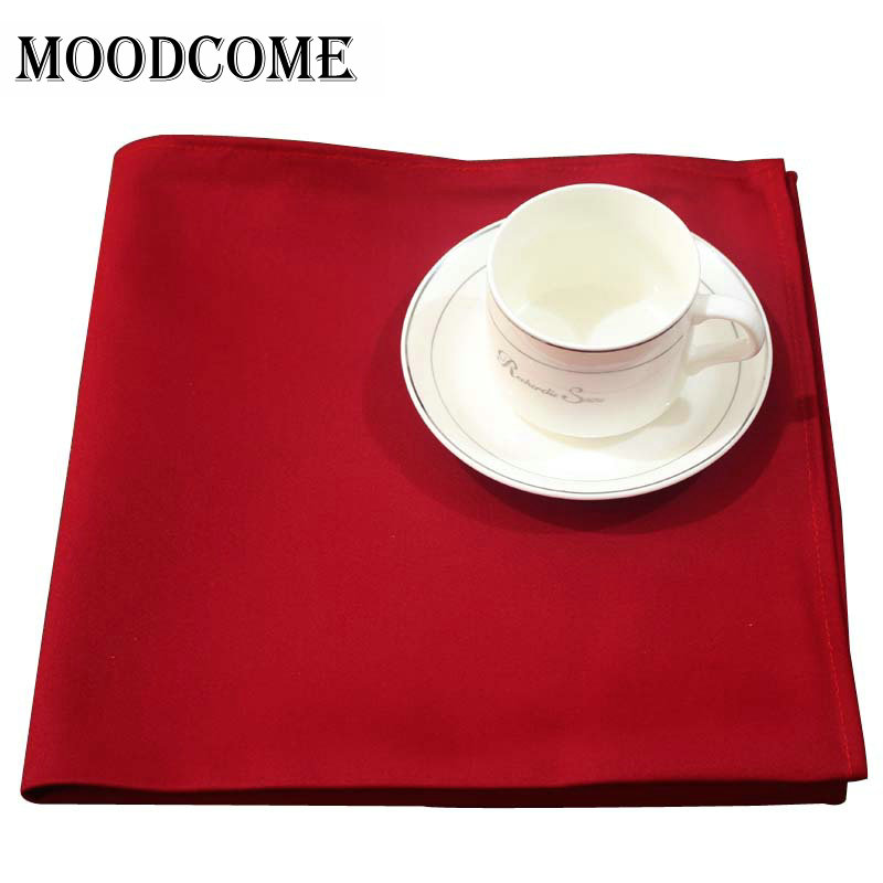 

10pcs/lot cotton kitchen napkin fabric dish towels for kitchen cotton cloth napkin wedding