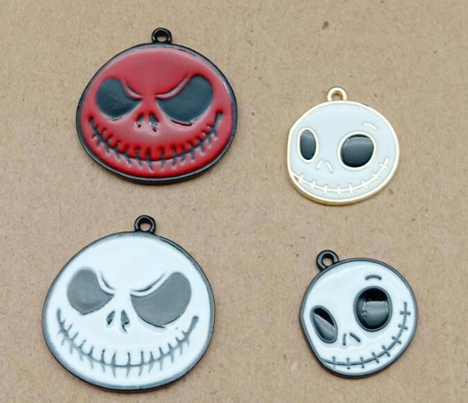 Nueva Pesadilla antes de Navidad Cordón Jack Skellington Encanto Negro Y Blanco
