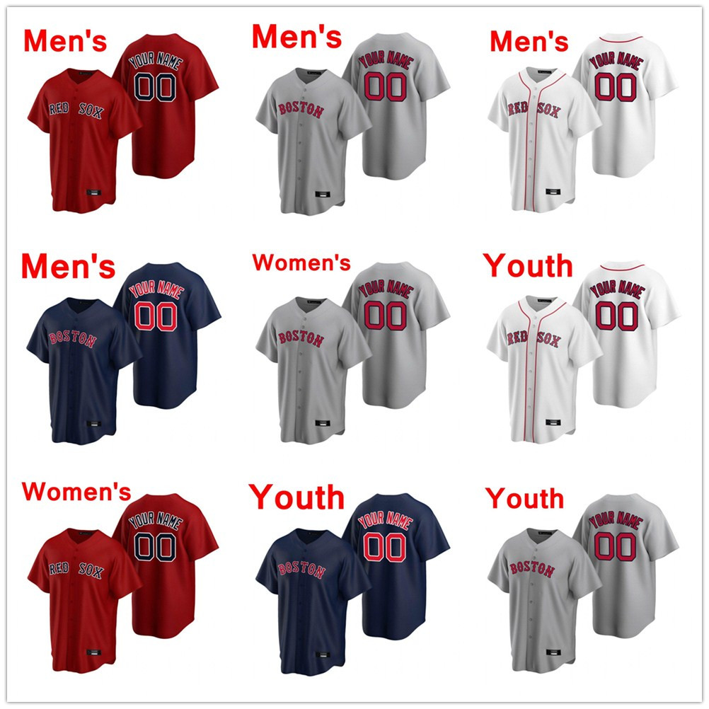 2020 Baseball Jerseys Phillips Valdez Jersey Ryan Brasier Weber Tzu-Wei Lin Xander Bogaerts Yoan Aybar Custom Stitched Mens Womens Youth Red