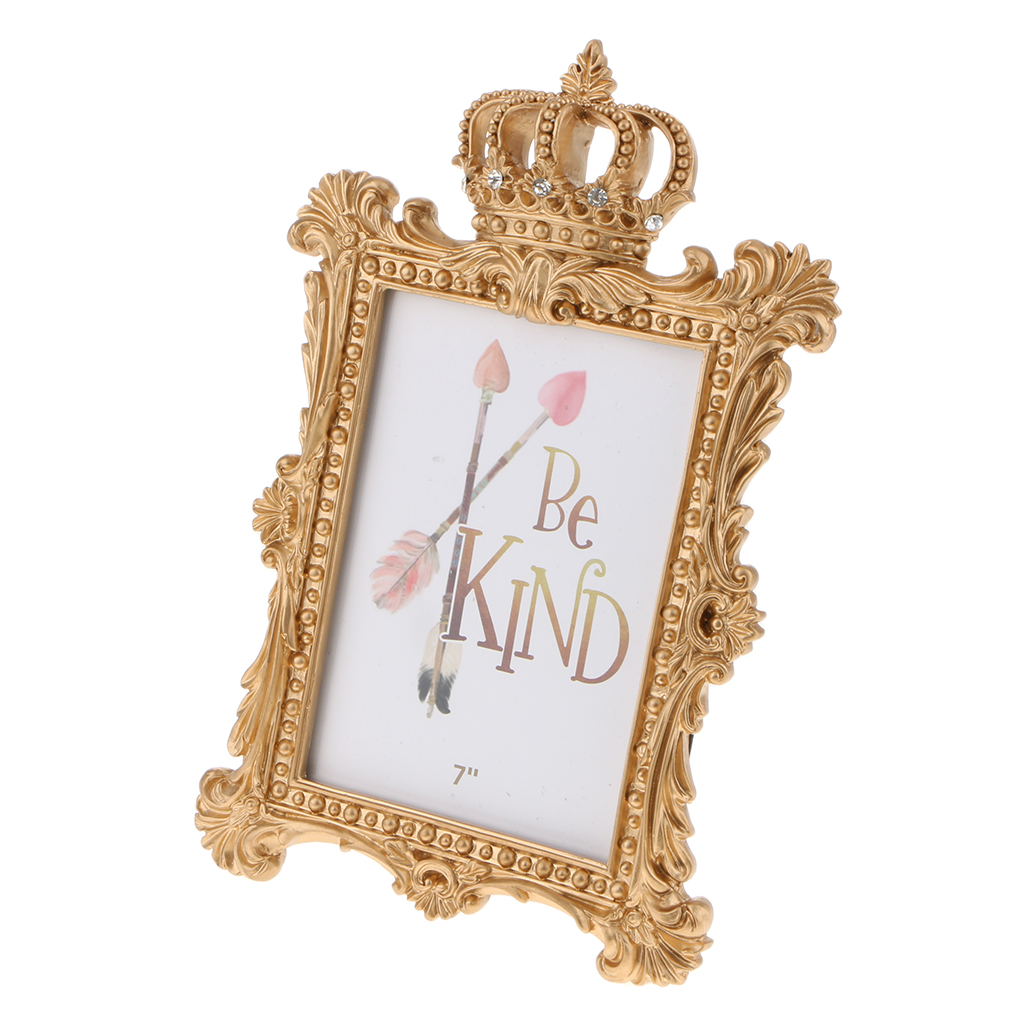 

gold crown resin picture p frame baroque luxury style home dÃ©cor