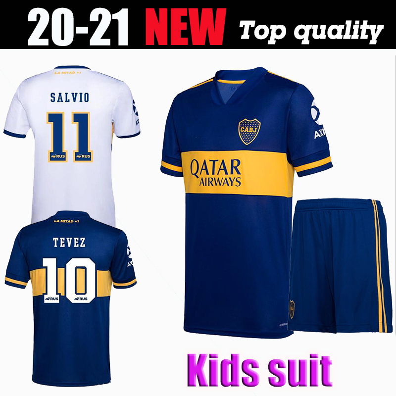 

2020 2021 Boca Juniors soccer Jersey Home Away 19 20 Kids suit GAGO OSVALDO CARLITOS PEREZ DE ROSSI TEVEZ PAVON JRS sports football, Black