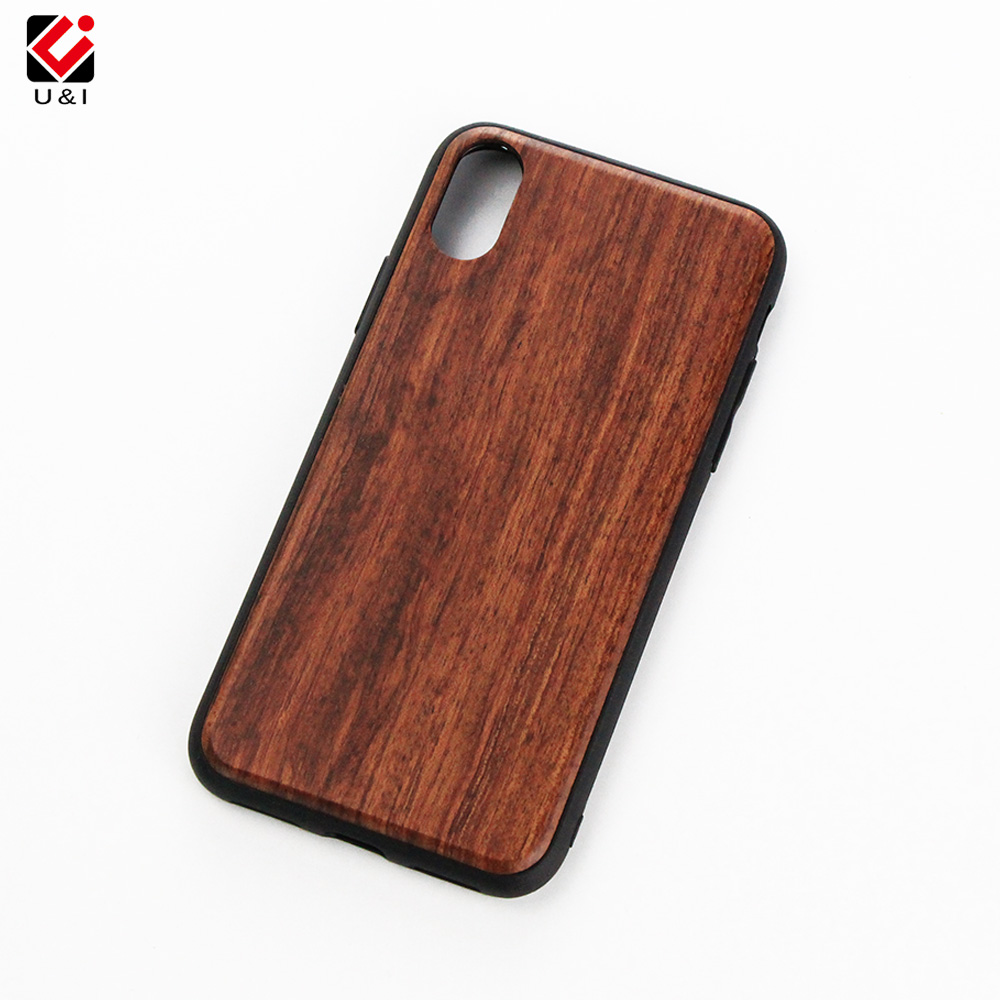 

Blank Round Corner Real Wood Cell Phone Case For iPhone 6 7 8 Plus X XR XS Max