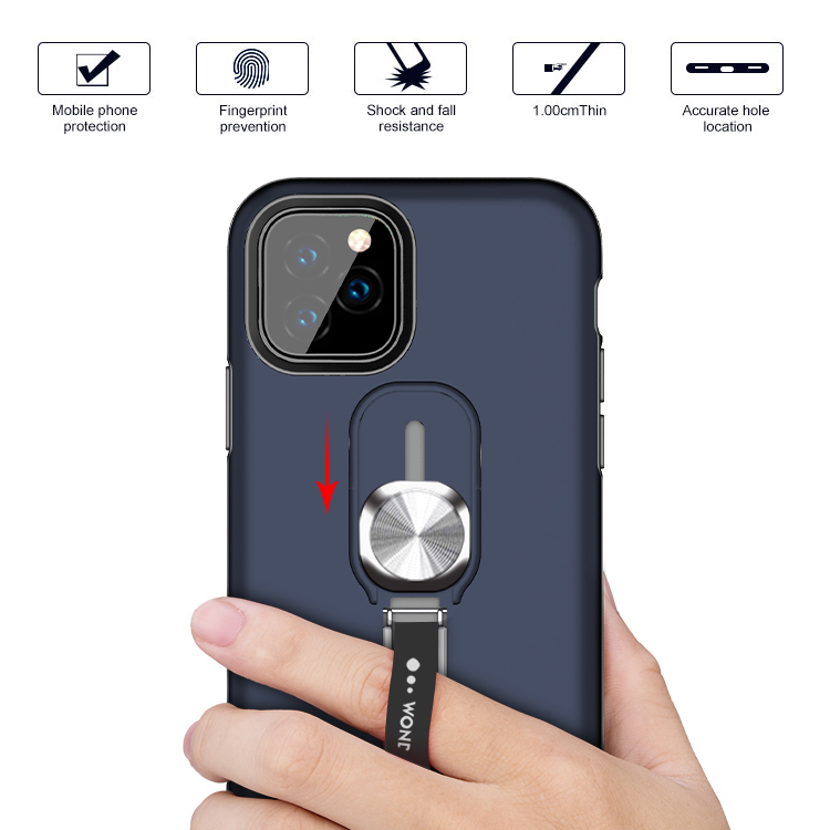 

Shockproof Phone Case with Bracket for iPhone X XS XR XS MAX 11 11PRO 11PRO MAX 6 7 8 PLUS Soft Protective Cover, Silver