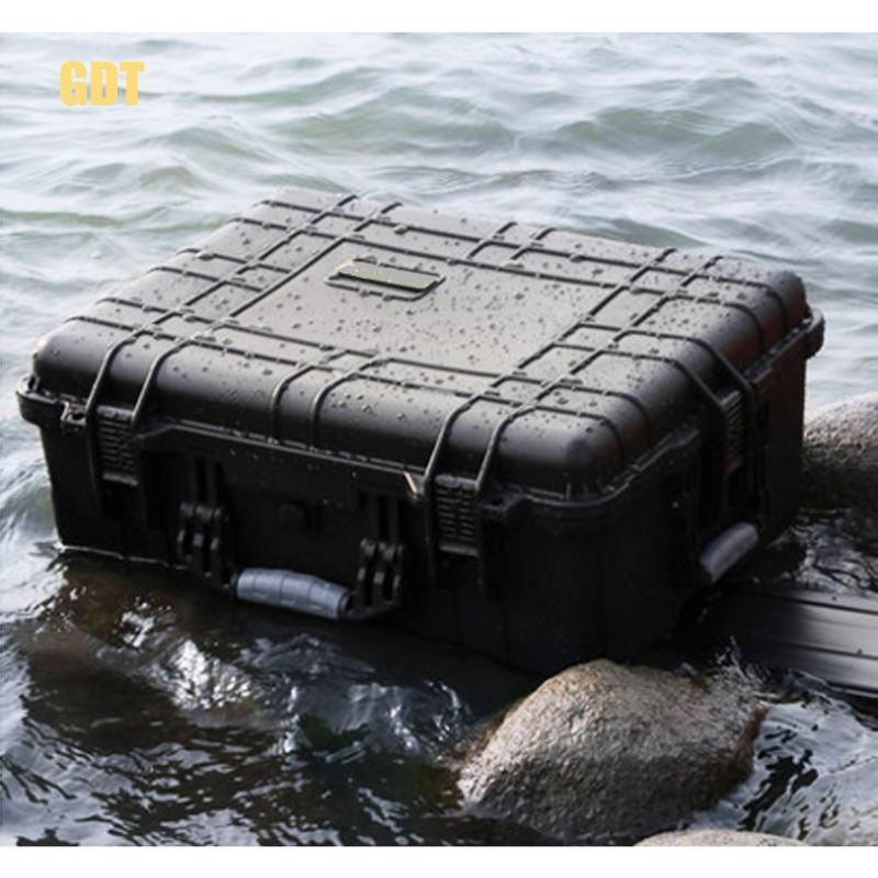 

waterproof high quality Professional Safety Protection Toolbox Draw bar box with wheels Photographic equipment with pre-cut foam