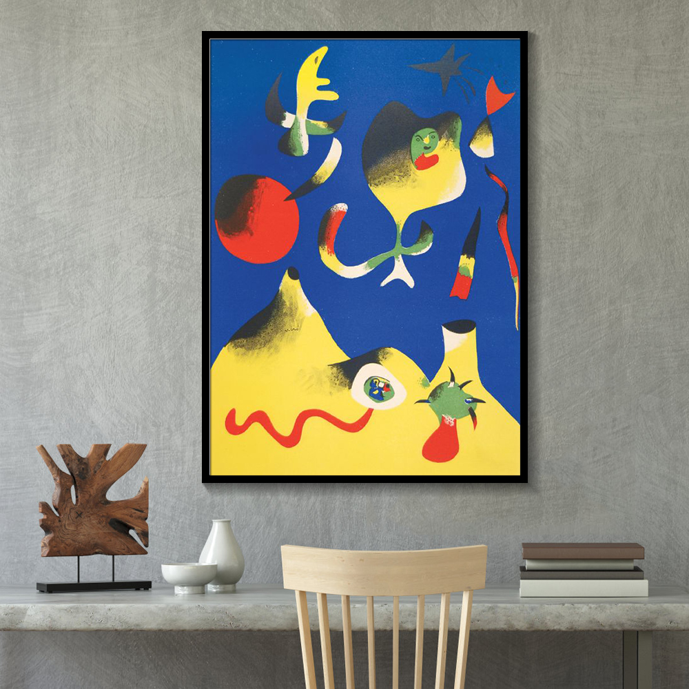 

Joan Miro Abstract Wall Art Oil Painting-13 Famous Paintings On Canvas Living Room Home Decoration Large Picture 191002